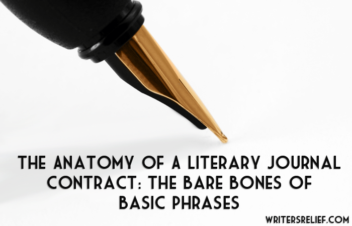 literary journal contract