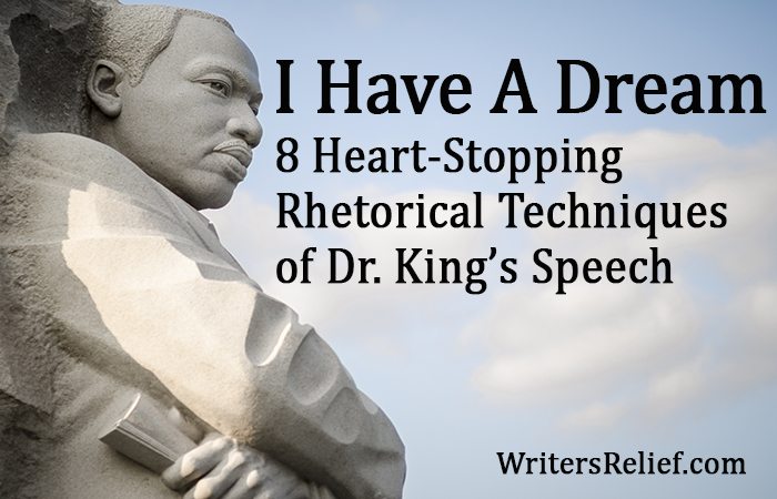 rhetorical devices used in martin luther king speech